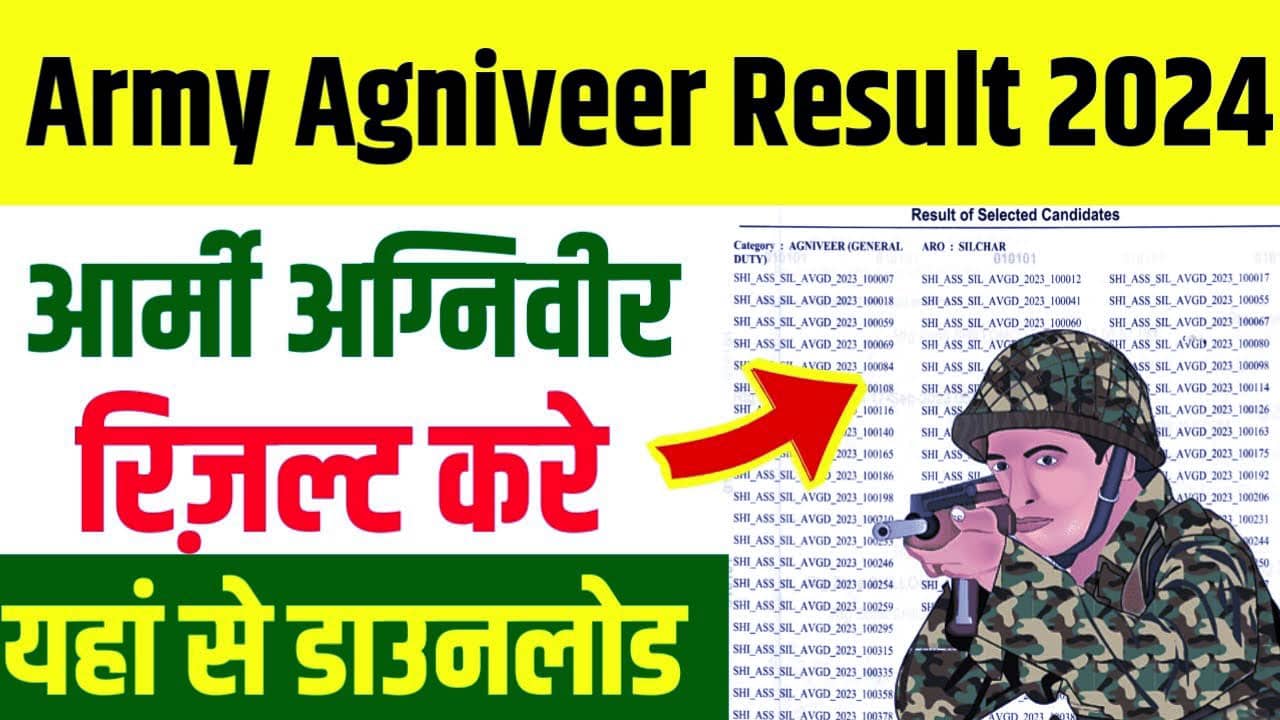 Army Agniveer Result Download