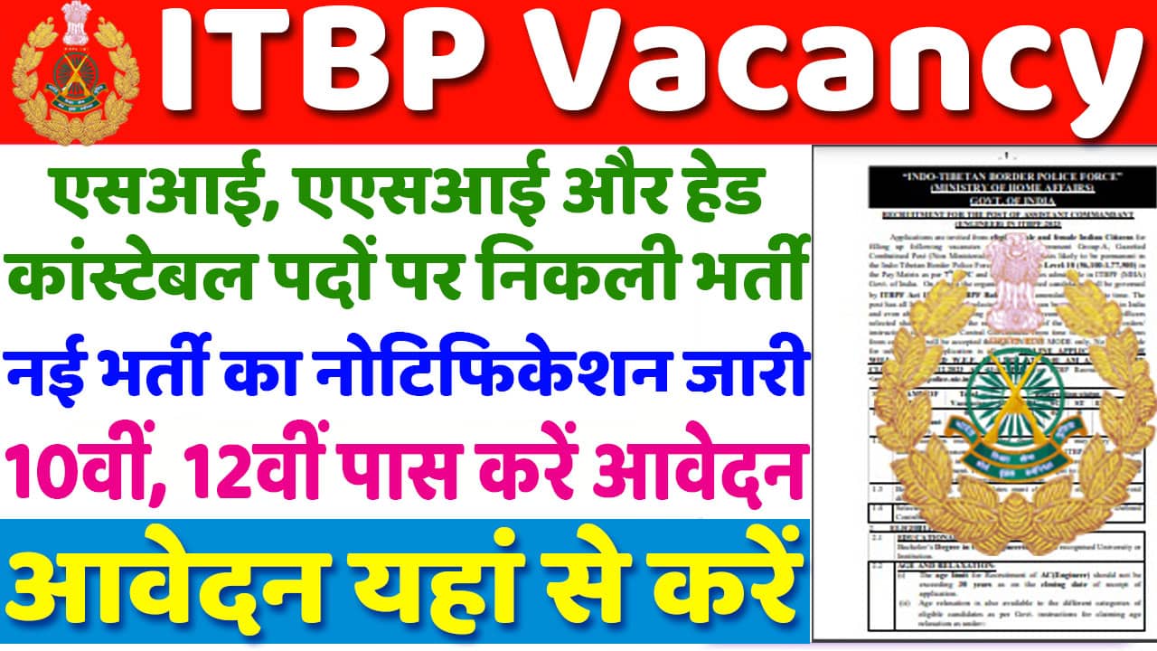 ITBP Vacancy