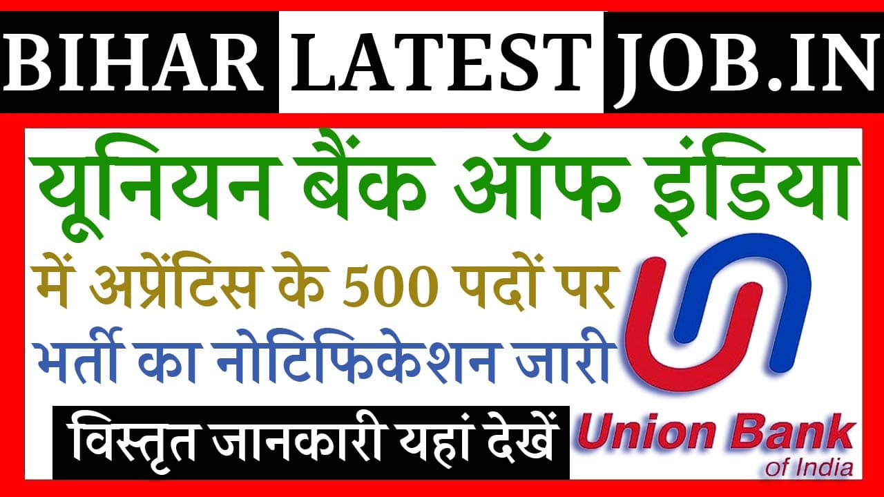 Union Bank of India Apprentice Vacancy