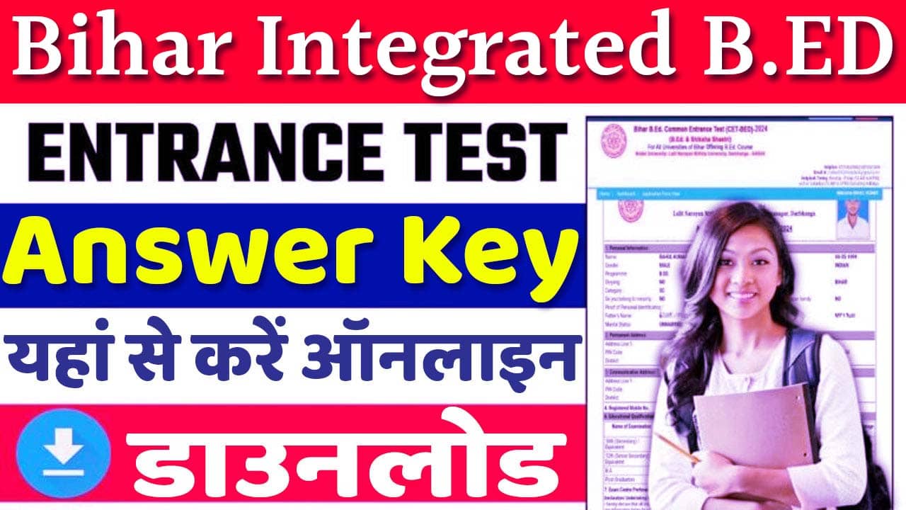 Bihar Integrated B.ED Answer Key